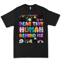 Black dear tiny human behind me Premium Tee - Artiststas