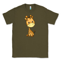 Army Green giraffe Classic Tee - texasbilliewilder