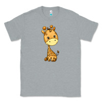 Heather Grey giraffe Classic Tee - texasbilliewilder