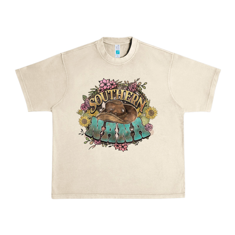 Southern Nana Western Flowers Urban Heavy Tee by HowdyJamesFarm | Teevron