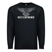 Black Hot Trend Raven Nevermore Poetry Halloween Edgar Allan Poe Premium Sweatshirt - lanVoArt