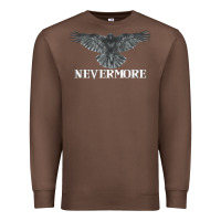 Chestnut Hot Trend Raven Nevermore Poetry Halloween Edgar Allan Poe Premium Sweatshirt - lanVoArt