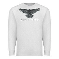 Oatmeal Heather Hot Trend Raven Nevermore Poetry Halloween Edgar Allan Poe Premium Sweatshirt - lanVoArt