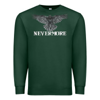 Sports Green Hot Trend Raven Nevermore Poetry Halloween Edgar Allan Poe Premium Sweatshirt - lanVoArt