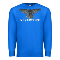 True Royal Hot Trend Raven Nevermore Poetry Halloween Edgar Allan Poe Premium Sweatshirt - lanVoArt