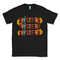 Black western sunflower Classic Tee - RacoonDesign