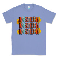 Colony Blue western sunflower Classic Tee - RacoonDesign