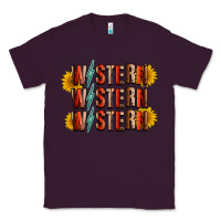 Plum western sunflower Classic Tee - RacoonDesign