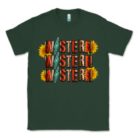 Sports Green western sunflower Classic Tee - RacoonDesign