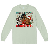 Matcha herd it was christmas Long Sleeve Tee - CowGirlArtShop
