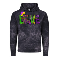 Cloud Black Love Louisiana Vintage Hoodie - HowdyJamesFarm