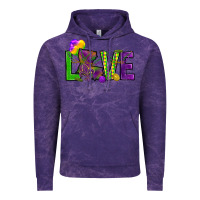 Cloud Purple Love Louisiana Vintage Hoodie - HowdyJamesFarm