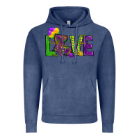 Vintage Denim Love Louisiana Vintage Hoodie - HowdyJamesFarm