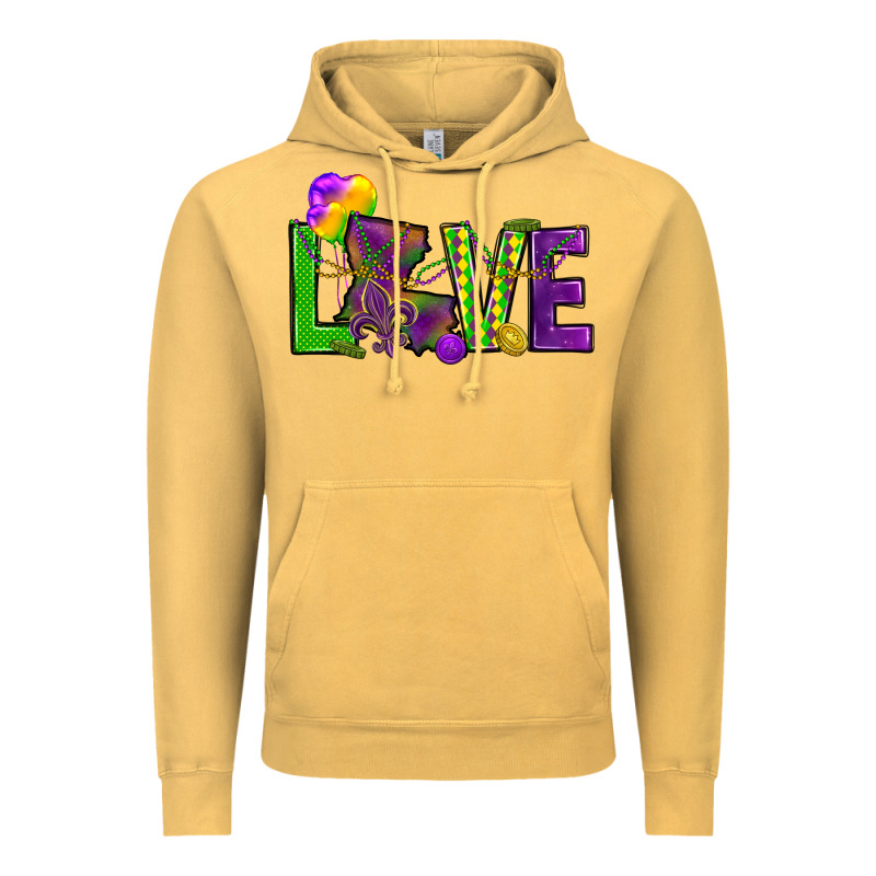 Love Louisiana Vintage Hoodie by HowdyJamesFarm | Teevron
