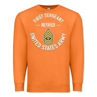 Carrot first sergeant 1sg retired army military retirement gifts long sleeve Premium Sweatshirt - lanVoArt
