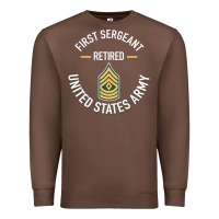 Chestnut first sergeant 1sg retired army military retirement gifts long sleeve Premium Sweatshirt - lanVoArt