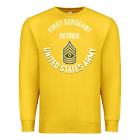 Lemon first sergeant 1sg retired army military retirement gifts long sleeve Premium Sweatshirt - lanVoArt