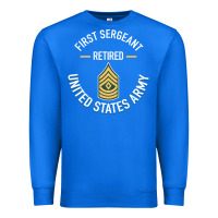 True Royal first sergeant 1sg retired army military retirement gifts long sleeve Premium Sweatshirt - lanVoArt
