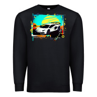 Black Lam borghini Aventador SVJ gift Premium Sweatshirt - lanVoArt