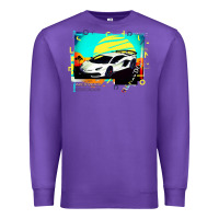 Purple Lam borghini Aventador SVJ gift Premium Sweatshirt - lanVoArt