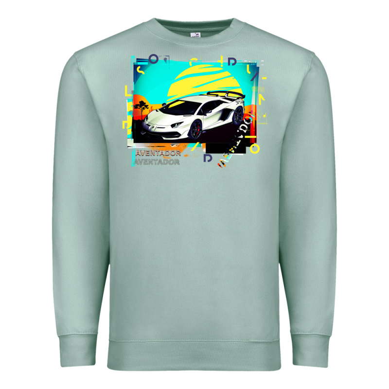 Lam Borghini Aventador Svj Gift Premium Sweatshirt by lanVoArt | Teevron