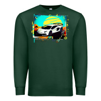 Sports Green Lam borghini Aventador SVJ gift Premium Sweatshirt - lanVoArt