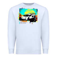 White Lam borghini Aventador SVJ gift Premium Sweatshirt - lanVoArt