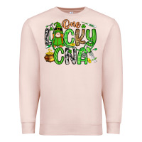 Pale Pink one lucky cna Premium Sweatshirt - Artiststas