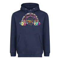 Navy happy mothers day Heavyweight Hoodie - SublimationCraftShop
