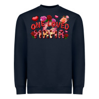 Navy One loved mama Heavyweight Sweatshirt - FaDigitalArtStudio