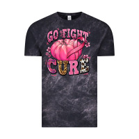 Cloud Black go fight cure pumpkin Vintage Tee - texasbilliewilder