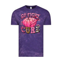 Cloud Purple go fight cure pumpkin Vintage Tee - texasbilliewilder