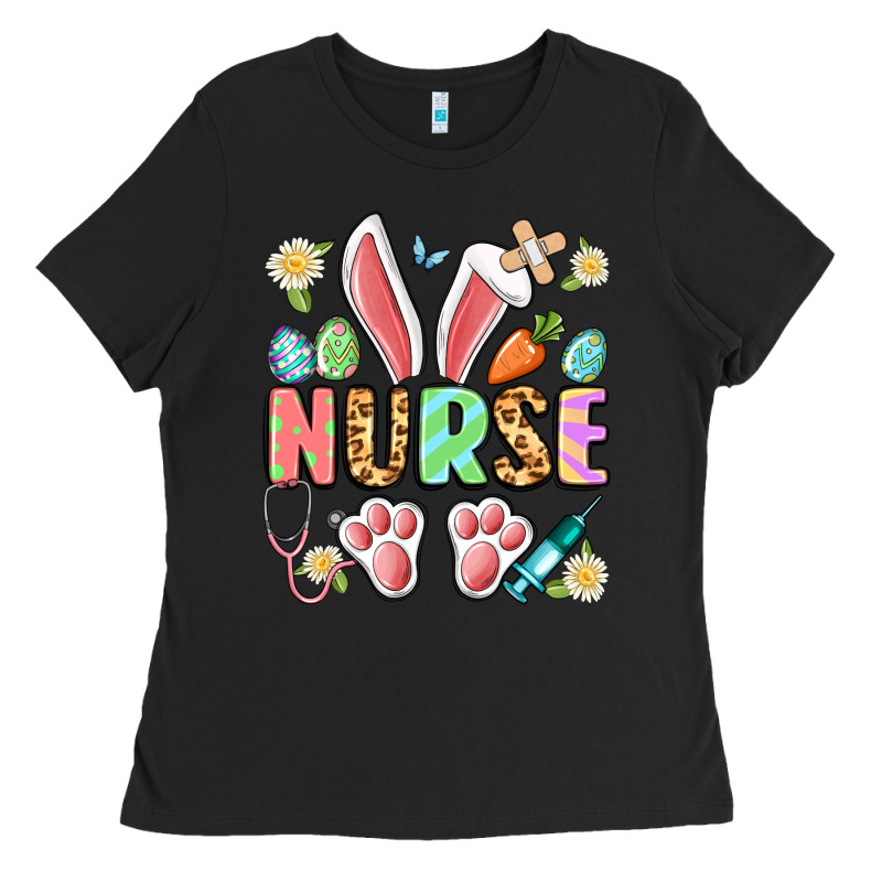 Easter Nurse Bunny Ladies Tee by Artiststas | Teevron