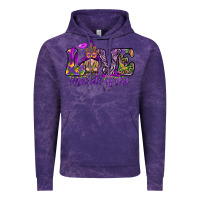 Cloud Purple Love Mardi Gras with gnome Vintage Hoodie - HowdyJamesFarm