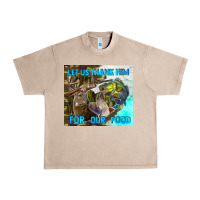 Let Us Thank Hım For Our Food Urban Heavy Tee | Teevron