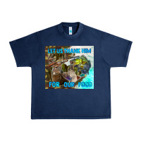 Navy let us thank hım for our food Urban Heavy Tee - TumblerDesignByShophia
