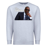 Heather Grey kevin samuels   the godfather   memorial shirt rip to the legend! Premium Sweatshirt - lanVoArt