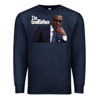 Navy kevin samuels   the godfather   memorial shirt rip to the legend! Premium Sweatshirt - lanVoArt
