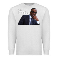 Oatmeal Heather kevin samuels   the godfather   memorial shirt rip to the legend! Premium Sweatshirt - lanVoArt