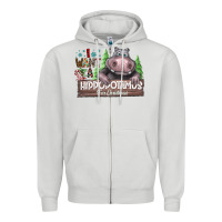 Dove Grey IWant Hippopota maps For Christmas Zipper Hoodie - CowhideDigitalArt