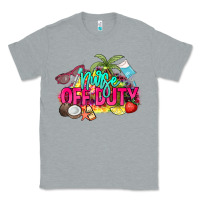 Heather Grey Nurse off duty Classic Tee - NancyCooperArtShop