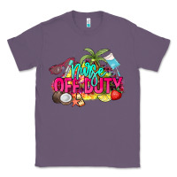 Lavender Nurse off duty Classic Tee - NancyCooperArtShop