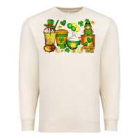 Sandshell st patrick's day coffee cups with gnome Premium Sweatshirt - Artiststas