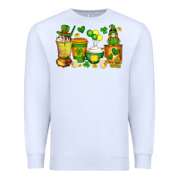 White st patrick's day coffee cups with gnome Premium Sweatshirt - Artiststas