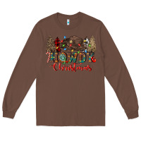 Chestnut howdy christmas Long Sleeve Tee - CowGirlArtShop