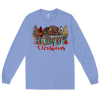 Colony Blue howdy christmas Long Sleeve Tee - CowGirlArtShop