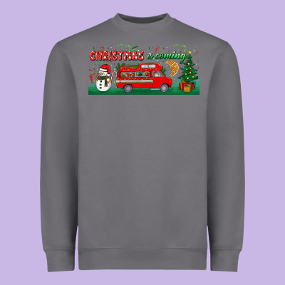 Christmas Is Coming Heavyweight Sweatshirt Designed By Bundleandbundleshop