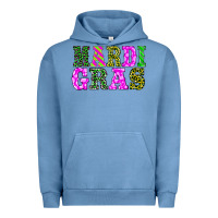 Pigment Pebble Blue mardi gras Urban Hoodie - BarkalooDesign