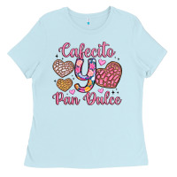Baby Blue cafecito y pan dulce Ladies Tee - Artiststas