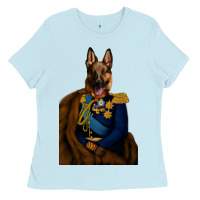 Baby Blue Pet Portraits, Custom Pet Portraits, Renaissance Pet Portraits, Custom Ladies Tee - RanaPortraitStore